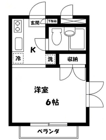 エクセレント調布の物件間取画像